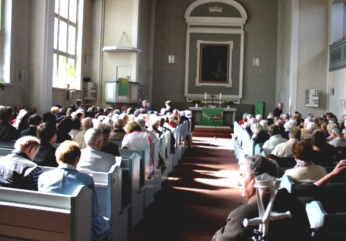 Jubiläumskonzert am 13.6.2009 - Gefüllte Kirche