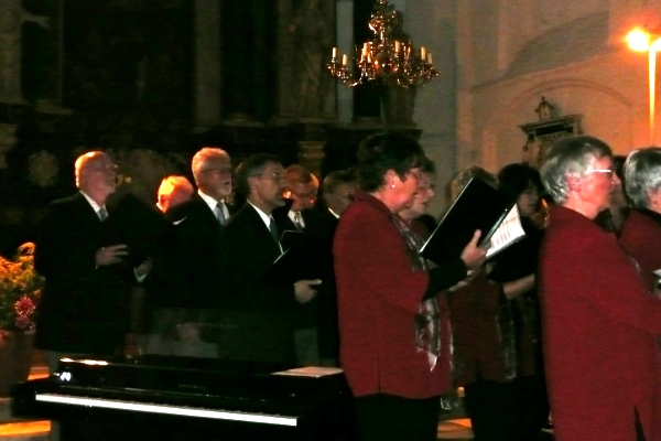 Auftritt des Kieler Kammerchores am 26.9.2010 in Preetz