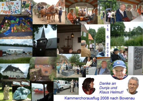 Zusammenstellung einiger Schnappschüsse vom Ausflug am 15. Juni 2008